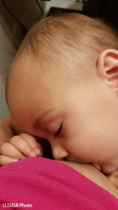 AJ's baby nursing