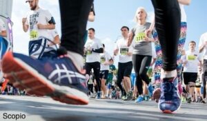 People running